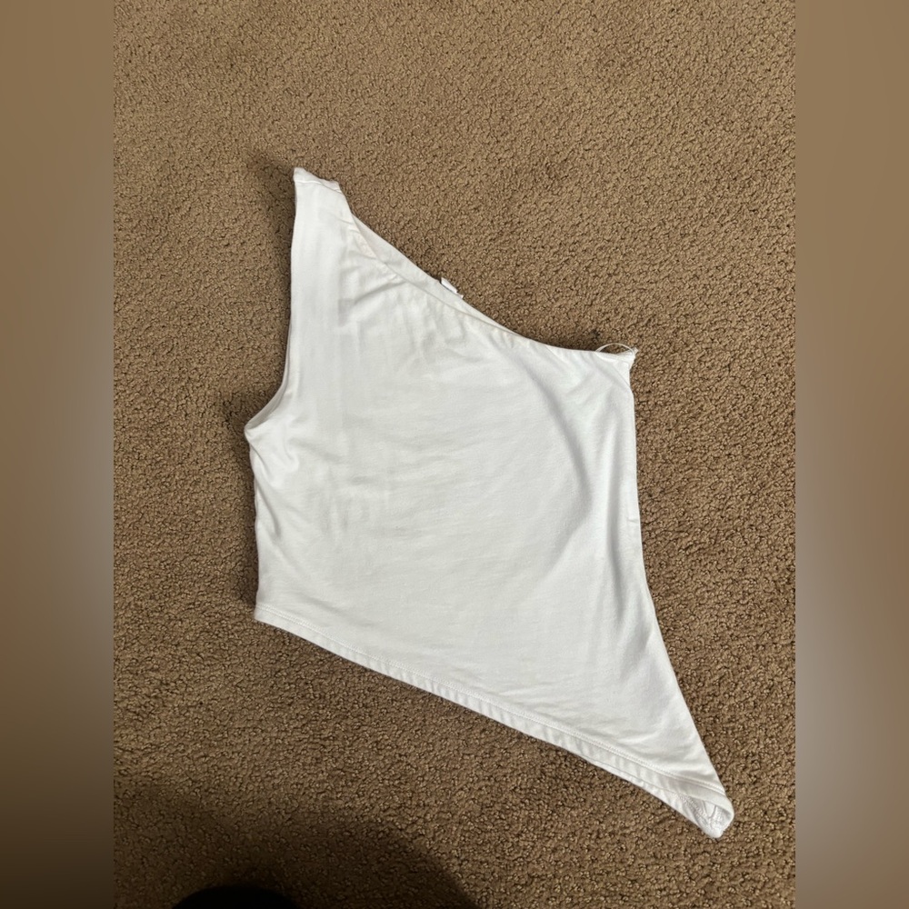 Garage One Shoulder asymmetrical top